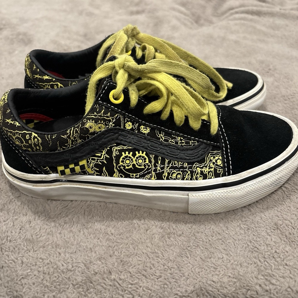 Vans X SpongeBob Mike Gigliotti‎ Old Skool Athletic Skateboard Shoes Mens 3.5